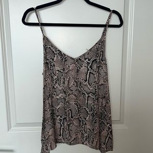• Francesca’s • Snake Print Tank Top